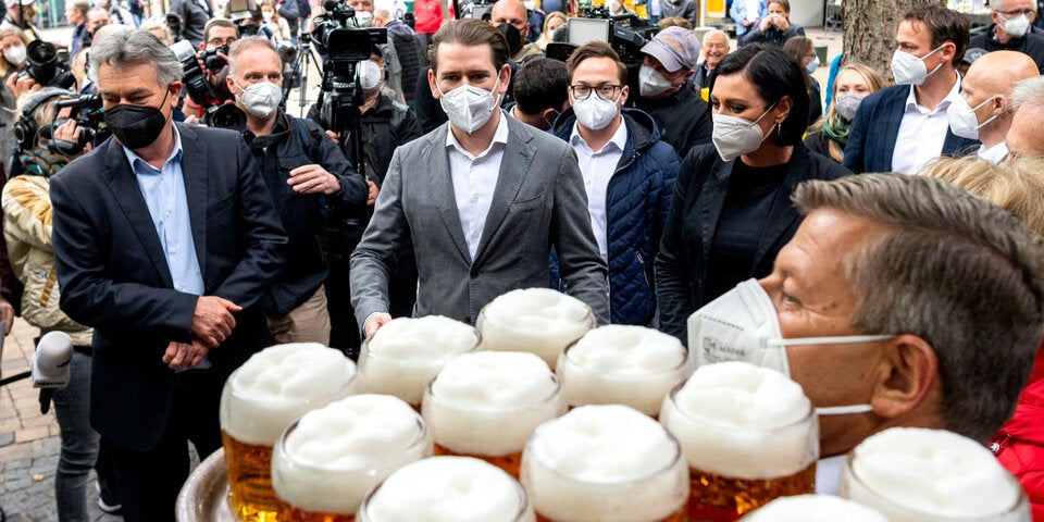 Kurz und Kogler im Prater