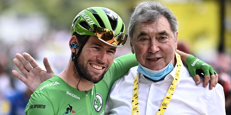 Eddy Merckx und Mark Cavendish