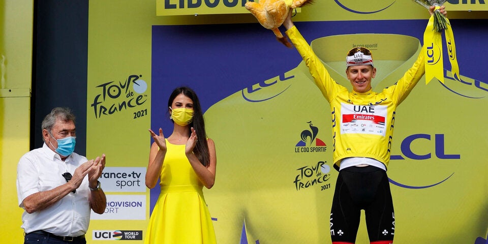 Eddy Merckx und Tadej Pogacar