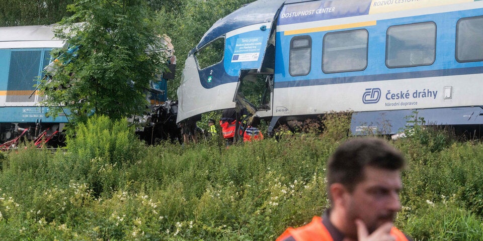 Zugunglück in Tschechien
