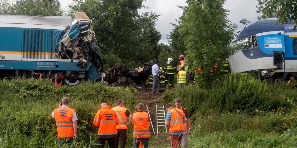 Zugunglück in Tschechien