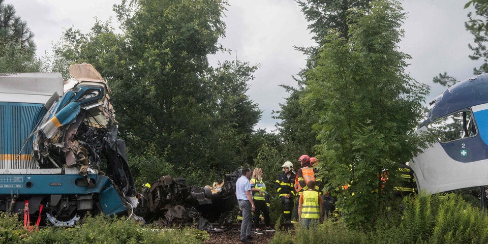 Zugunglück in Tschechien