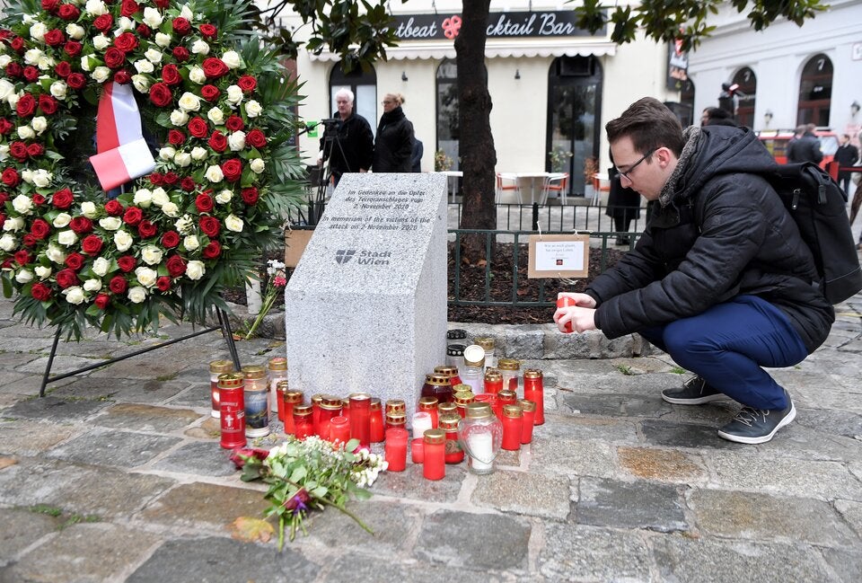 Terror in Wien Attentat Gednekfeier