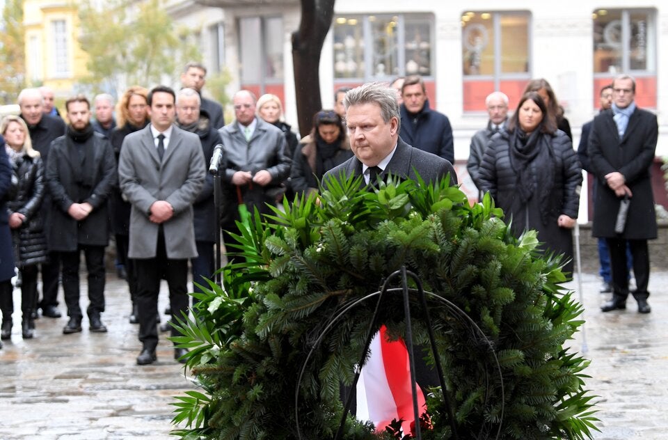 Terror in Wien Attentat Gednekfeier