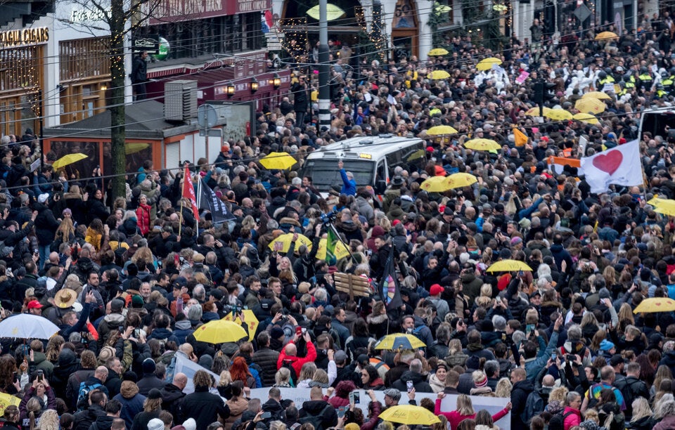 Amsterdam Corona-Demo