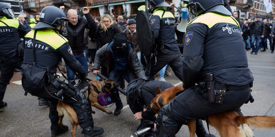 Amsterdam Corona-Demo