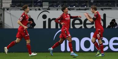 &Ouml;FB-Youngster Wimmer nach Bielefeld-Gala gefeiert