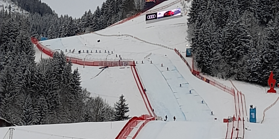 Die entscheidende Stelle. Der Hausberg und der Zeilhang sollen für die Athleten Top-präperiert sein.