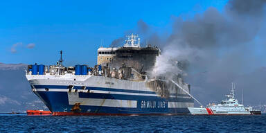 Brand auf F&auml;hre: Treibstoff ausgelaufen