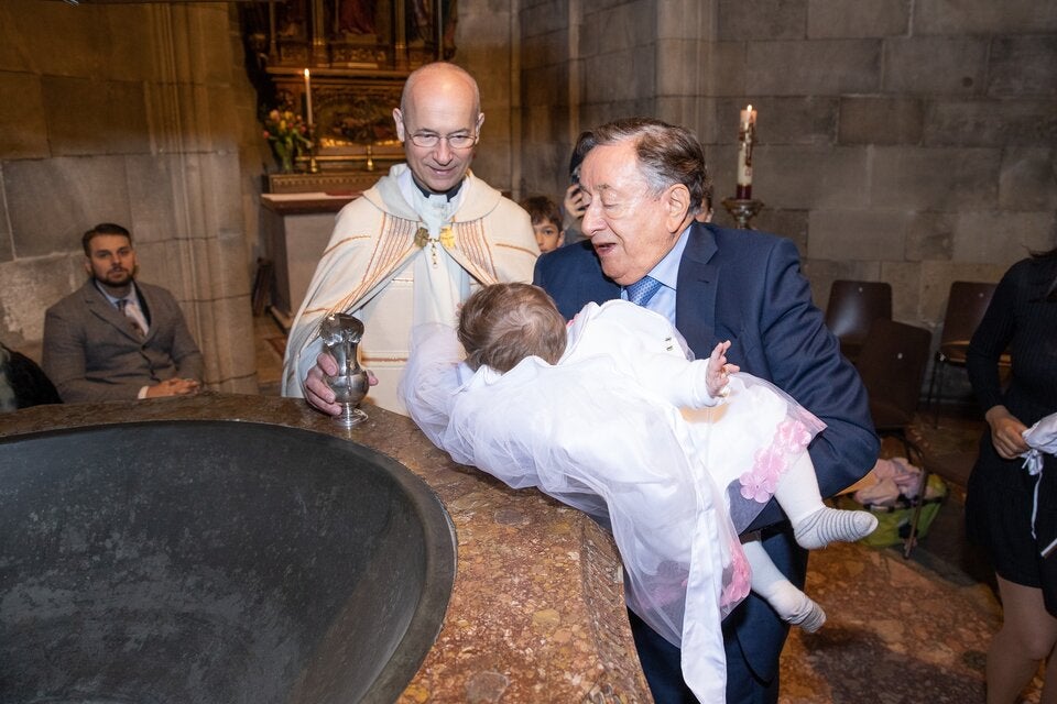 Lugner ist jetzt (Tauf-)Pate