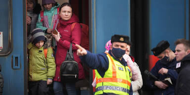 Ukraine-Flüchtlinge Ungarn