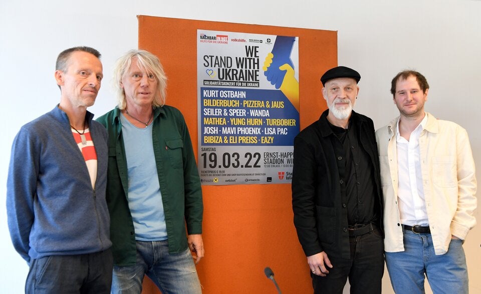 Mega-Konzert der Austro-Stars gegen Ukraine-Krieg