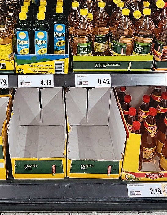 Jetzt werden immer mehr Lebensmittel knapp