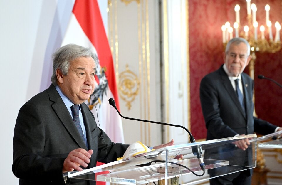 Guterres bei Van der Bellen: ''Sinnloser Krieg muss aufhören''