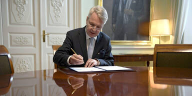 Finnlands Au&szlig;enminister Pekka Haavisto