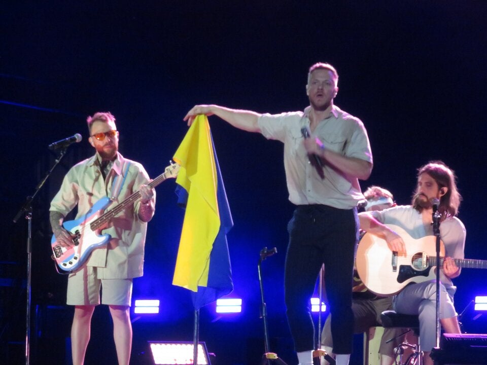 Imagine Dragons rockten in Wien für die Ukraine