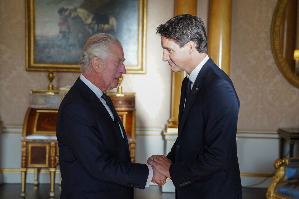 Charles mit Trudeau