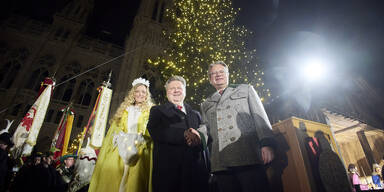 Christkindlmarkt Wien Er&ouml;ffnung