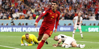 Spanien Morata gegen Deutschland
