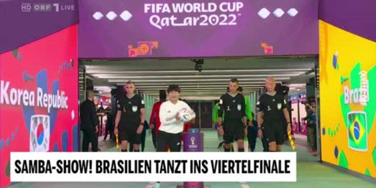 Samba-Show! Brasilien tanzt ins Viertelfinale