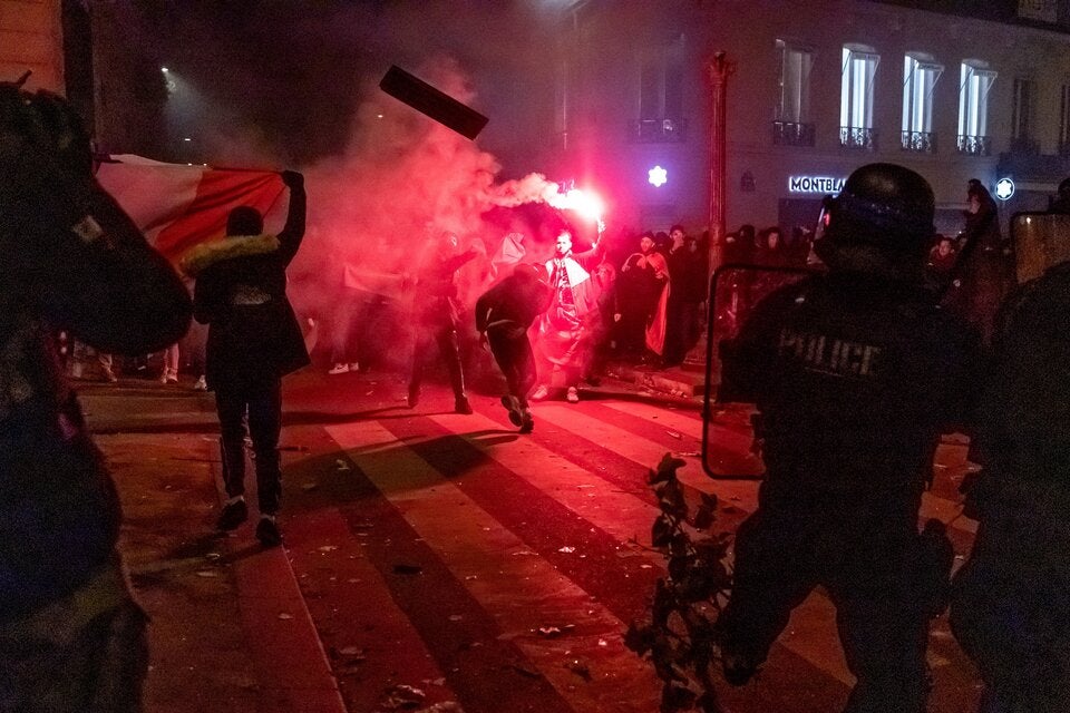 Ausschreitungen nach Marokko-Sieg