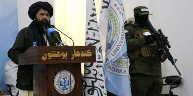 Afghanistan's Minister of Higher Education Maulvi Nida Mohammad Nadeem