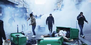 Sch&uuml;sse Paris Ausschreitungen