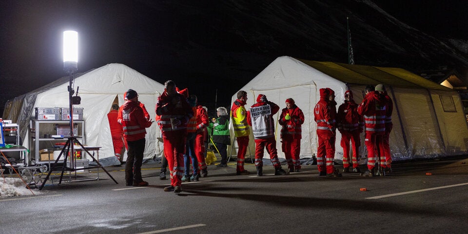 Lawinen Bergung Lech