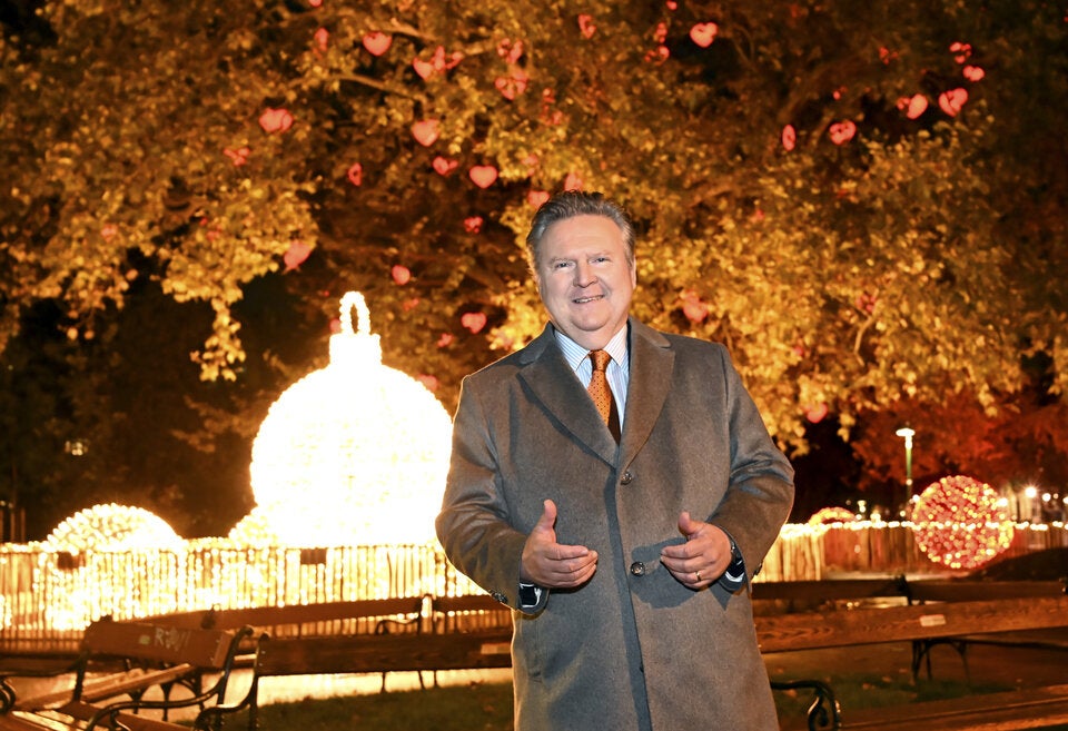 Bürgermeister Ludwig freut sich über den Rekord-Anstrum.