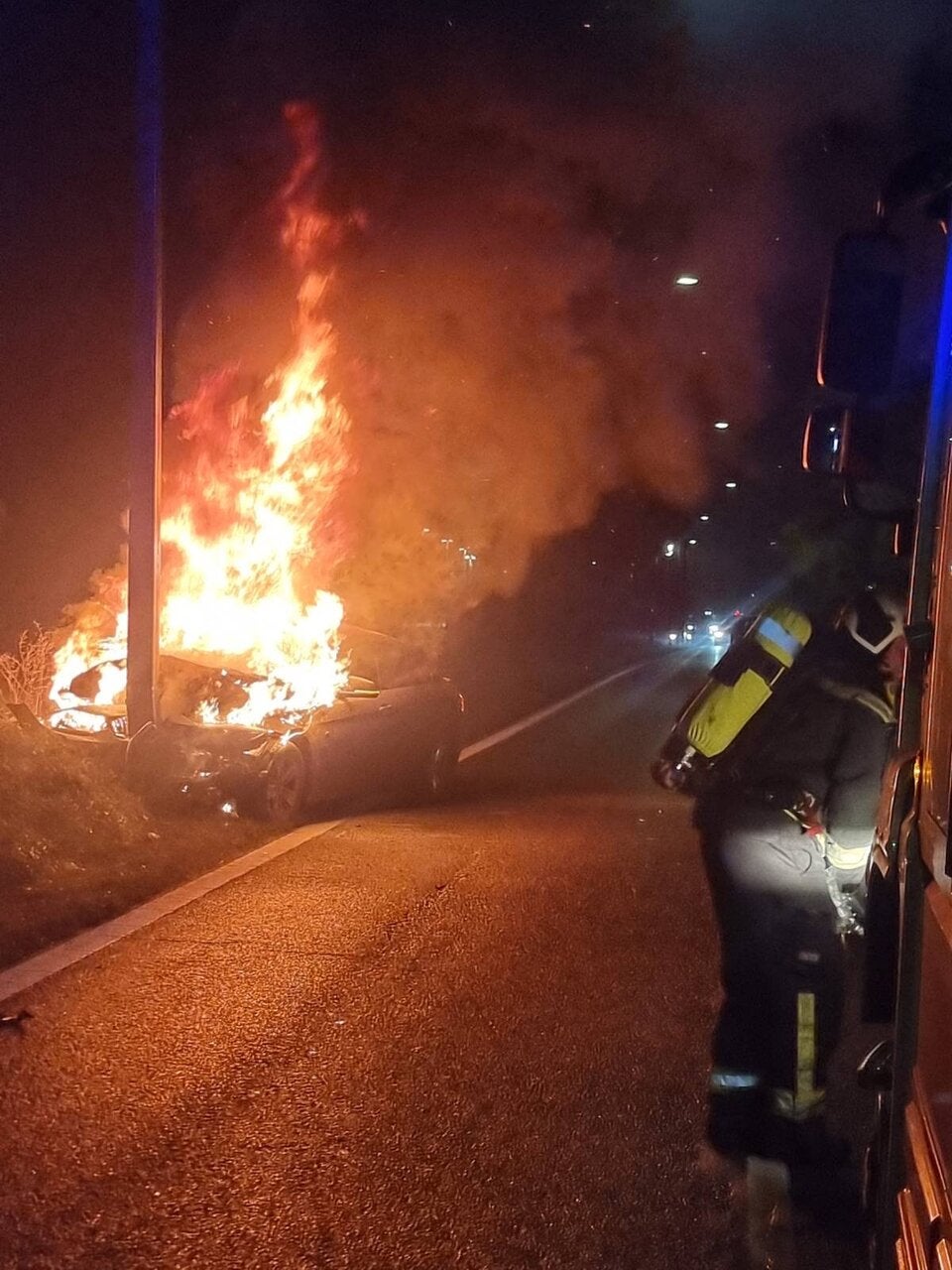 Brand Fahrzeug