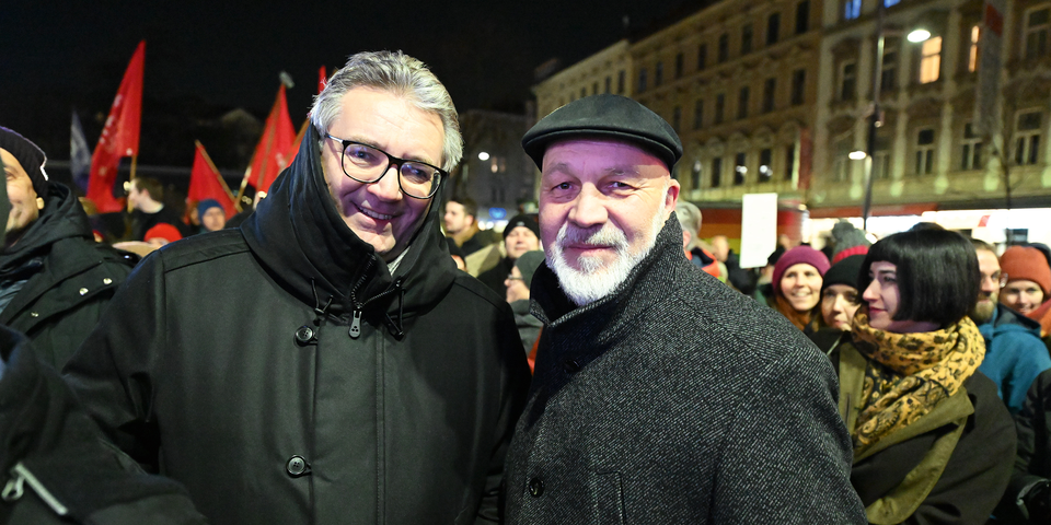 Wien: Demo gegen FP-Waldhäusl