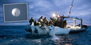 Ballon Bergung USA CHina