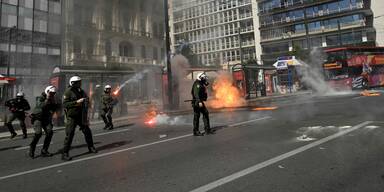 Griechenland Proteste Zugungl&uuml;ck