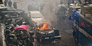 Schwere Ausschreitungen vor CL-Spiel in Napoli