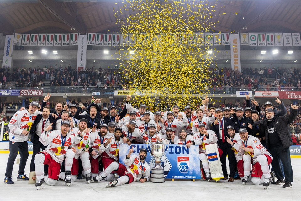 Eishockey-Finale Salzburg gegen Bozen