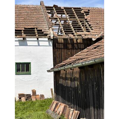 Tornado verwüstet Oberfladnitz im Waldviertel