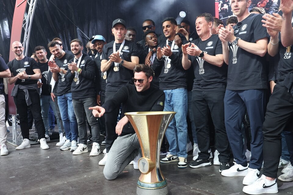 Sturm Graz Cup-Feier