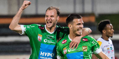 Lustenau gegen WAC Play-off