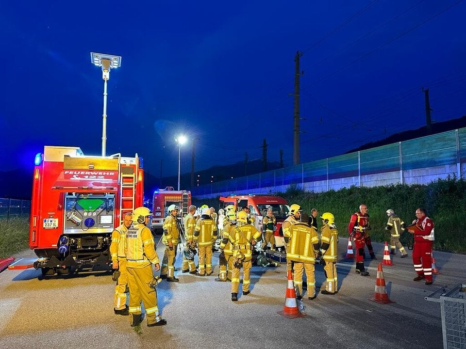 Brand Terfener Tunnel Fritzens Tirol