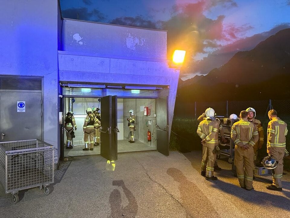 Brand Terfener Tunnel Fritzens Tirol