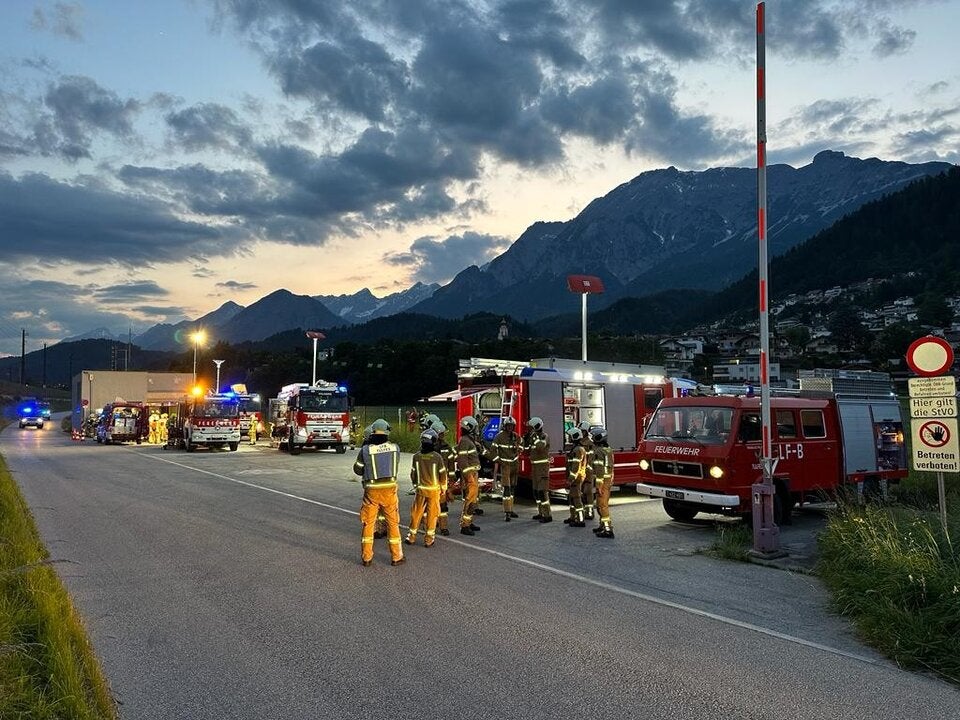 Brand Terfener Tunnel Fritzens Tirol
