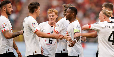 Österreich gegen Belgien David Alaba EM-Qualifikation