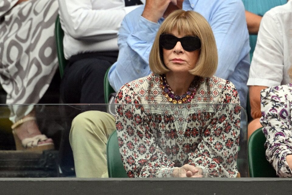 Tag 6: Wie jedes Jahr lässt sich auch Vogue-Chefin Anna Wintour den Rasen-Klassiker nicht entgehen