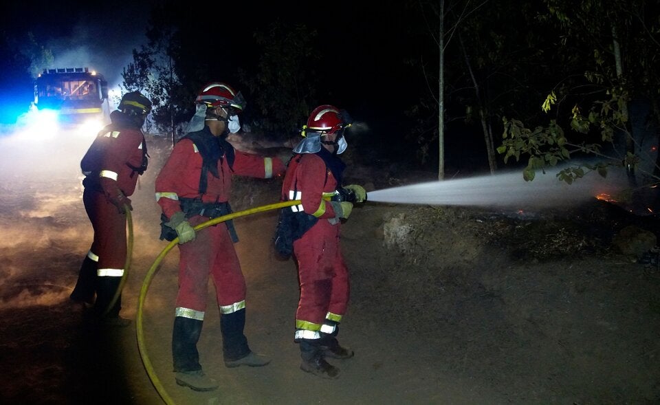 Waldbrand auf Teneriffa