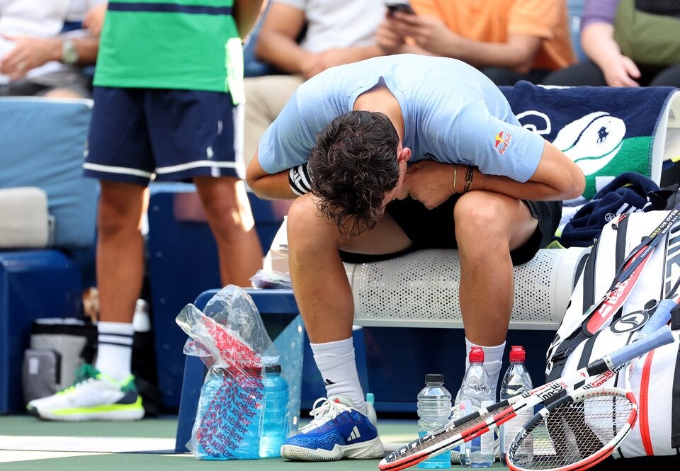 Magenprobleme: Thiem muss bei den US Open aufgeben