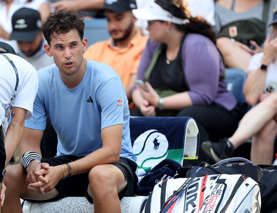 Magenprobleme: Thiem muss bei den US Open aufgeben