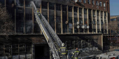 Großbrand in Johannesburg