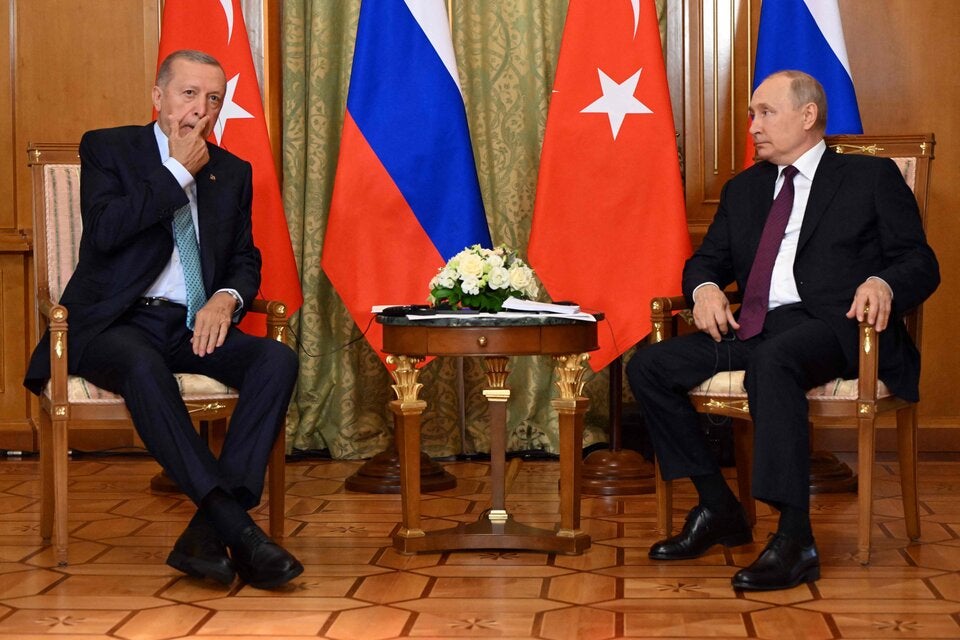 Erdogan und Putin im russischen Sotschi.