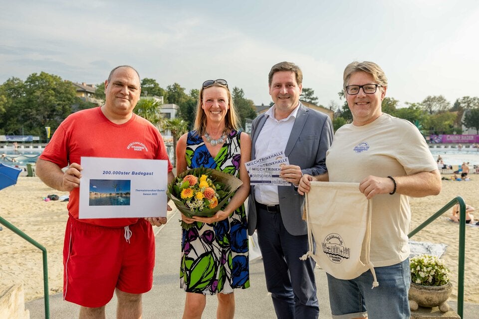 Strandbad Baden knackt 200.000-Besucher-Marke