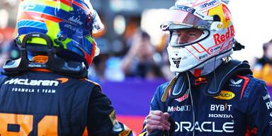 Max Verstappen und Oscar Piastri